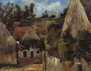 Paul Cezanne Crossroad of the rue Remy USA oil painting reproduction